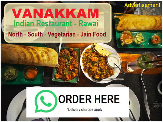 Advertisement Vanakkam Indian Food